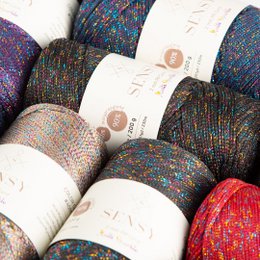 Sensy Premium 2mm Multi Sparkle - Cordón de macramé 90% polipropileno / 10% poliéster de 251 yardas