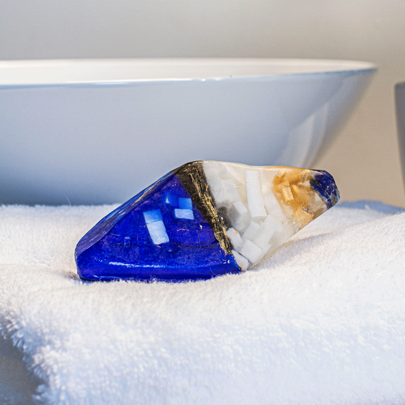 Lapis Lazuli Crystal Soap