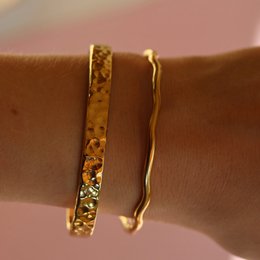 Bartek - Bracciale a polsino martellato