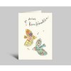 Konfirmationskarte | Bunte Vögel | Zu deiner Konfirmation | Klappkarte mit Umschlag
