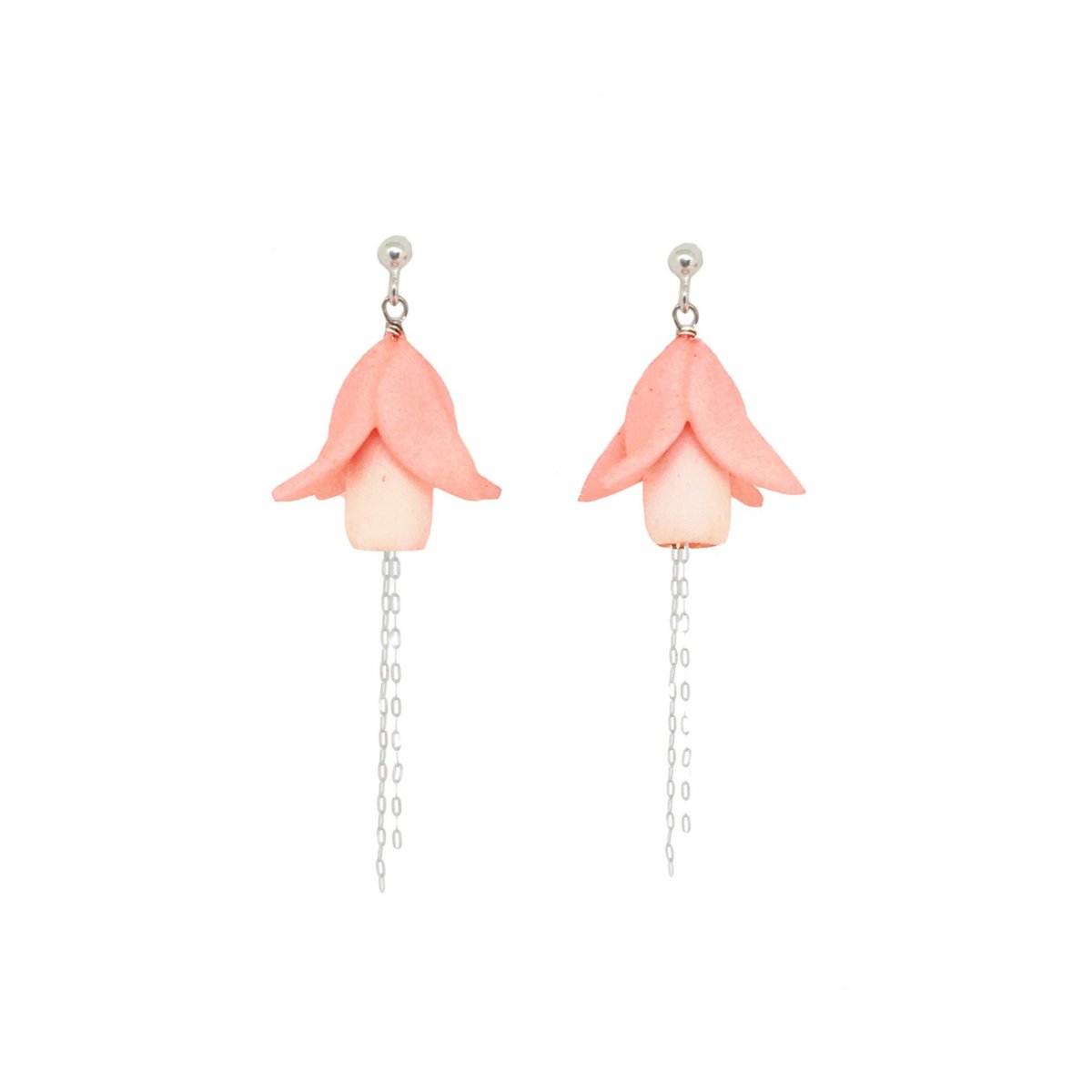FUXIA oorbellen Coral / Rose