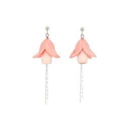 FUXIA oorbellen Coral / Rose