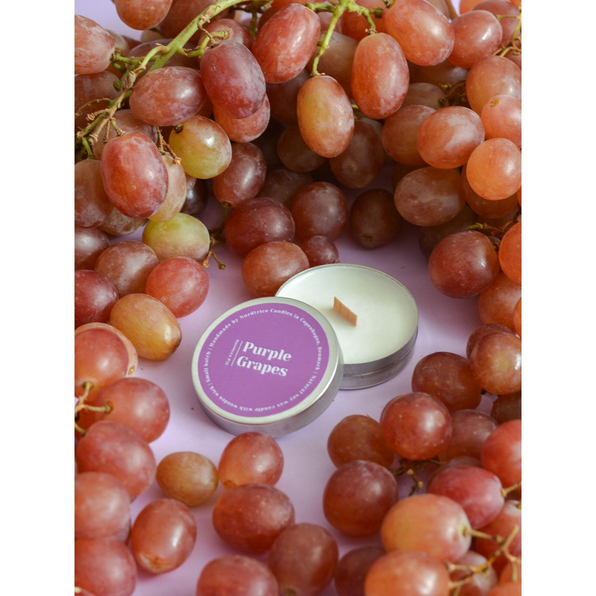 Mini bougies de soja parfumées, Raisins Violets