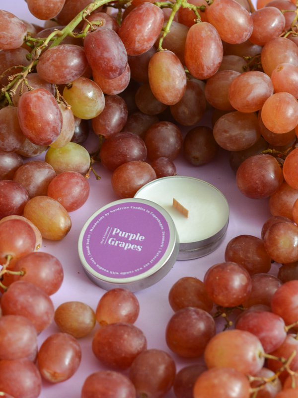 Mini bougies de soja parfumées, Raisins Violets
