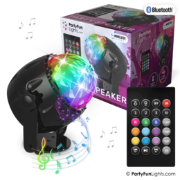 Disco lamp - Party Speaker - with remote control - LED - Bluetooth - USB
