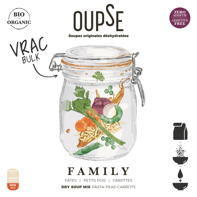 Oupse originele gedehydrateerde soep / bulk 2 kg-Familie biologisch