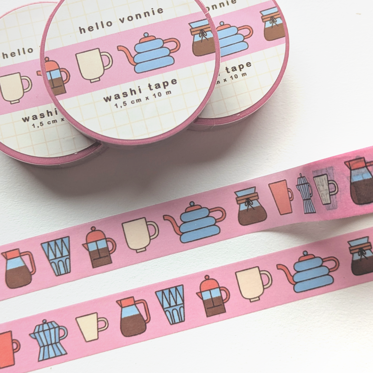 Cinta washi de café