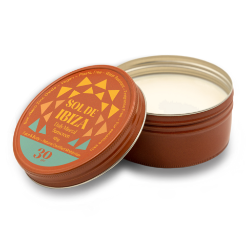 Face & Body Plastic Free Tin SPF30 100g - NEW IMPROVED SMOOTH FORMULA