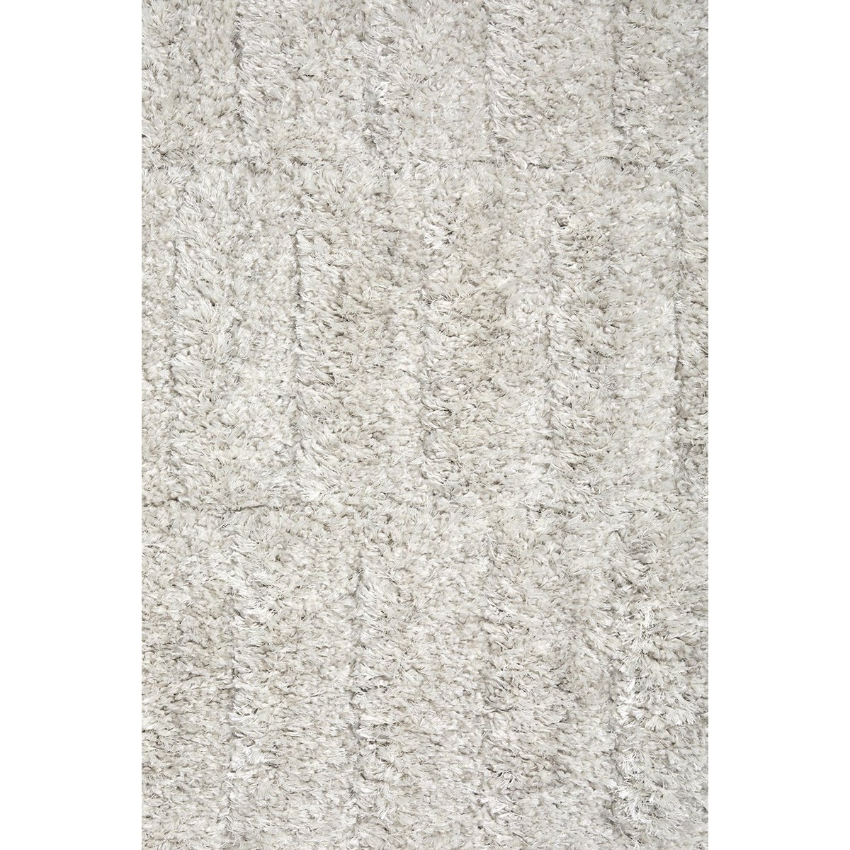 Alfombra exclusiva de lana de pelo largo Stella 200x290 cm crudo