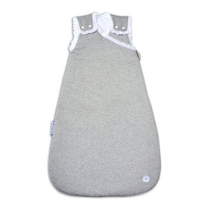 Baby Schlafsack Grau Spitze