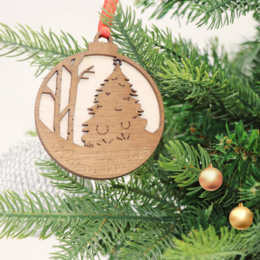 Weihnachtsanhänger / Weihnachtsschmuck Stil 2 – 6er-Set