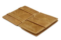 Wallet Cavare Coin Pocket Brushed Cognac
