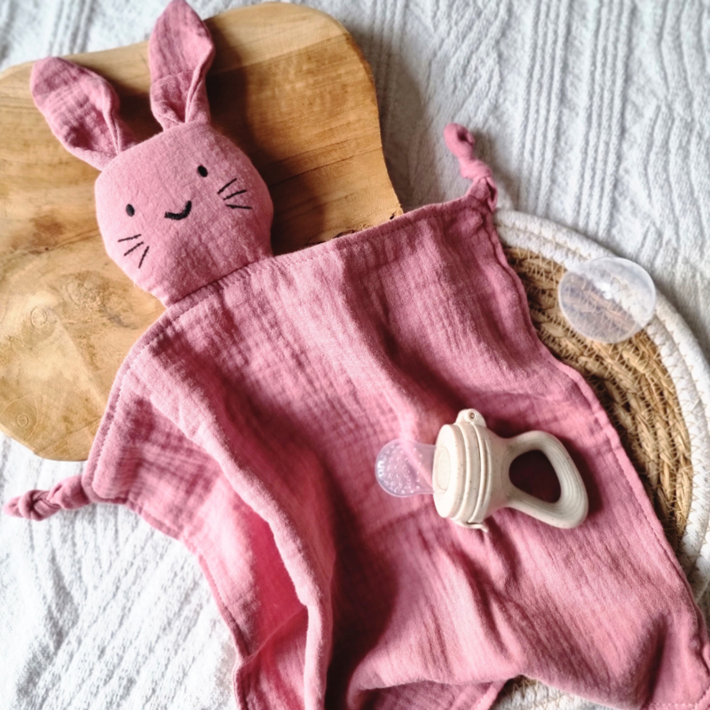 Peluche idrofilo Coniglio - Rosa antico