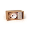 SET FOR CANDLES WITH WINTER SPICES and GLASS BOWL