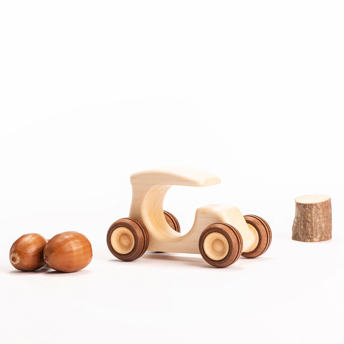 Flintstone houten auto