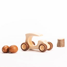 Flintstone Wooden Car