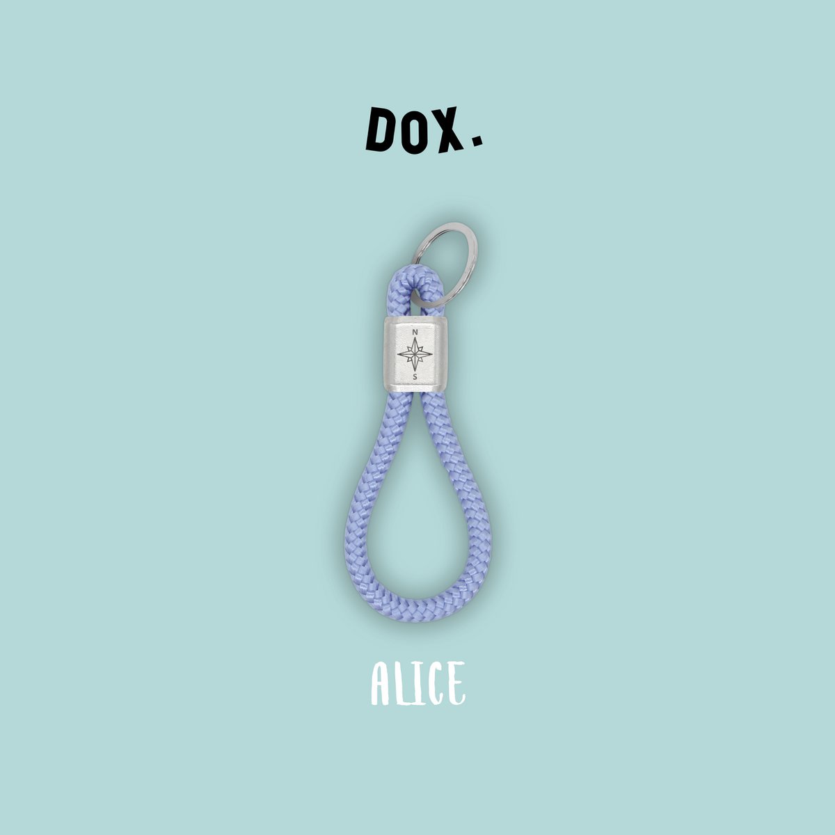 RAW ELEMENT DOX Kompass Schlüsselanhänger - Segeltau Kletterseil - Original & Handgemacht | für Männer und Frauen