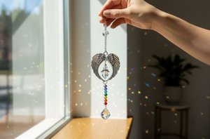Energiefänger mit 7 Chakren und Schutzengel