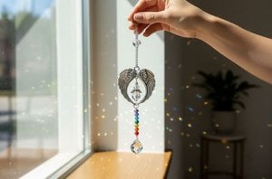 Energiefänger mit 7 Chakren und Schutzengel