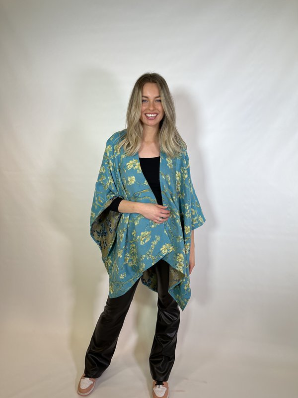 Poncho Mandelblüte Vincent van Gogh