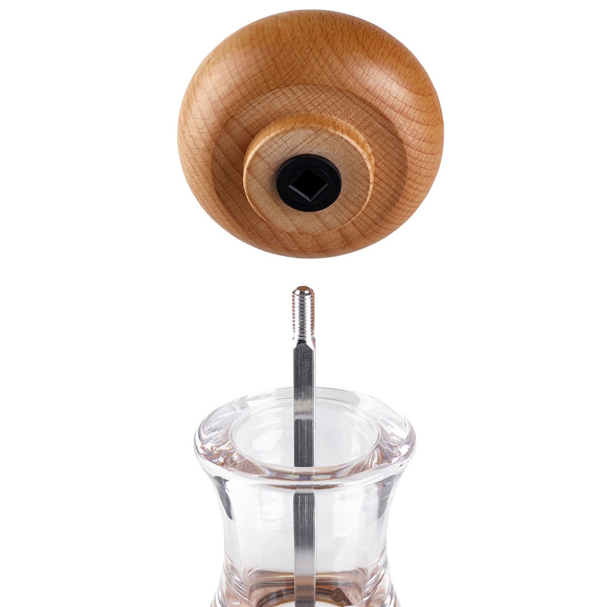 Precision+ 105 Acrylic & Beech Pepper and Salt Mill Set 16,5cm