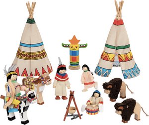 Biegepuppe - Indianer