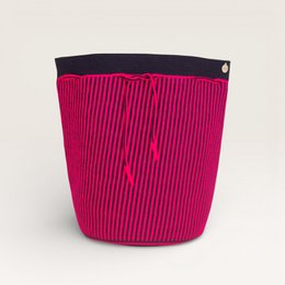 Gestreepte rugzak | Magenta