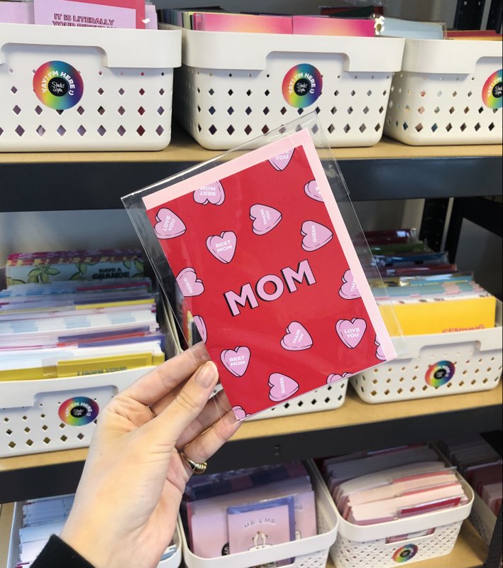 Mom Hearts Greeting Card Mother's Day