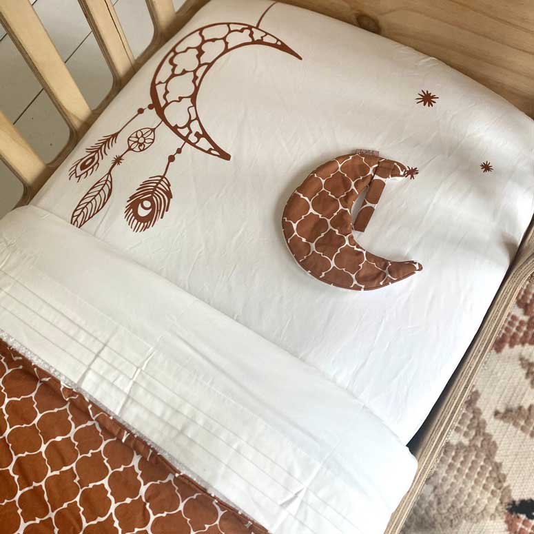 Pacifier / cuddle cloth 25x20 Once Upon a Dream Hazel Brown