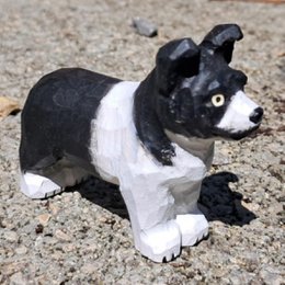 Wudimals® Collie-Hund aus Holz