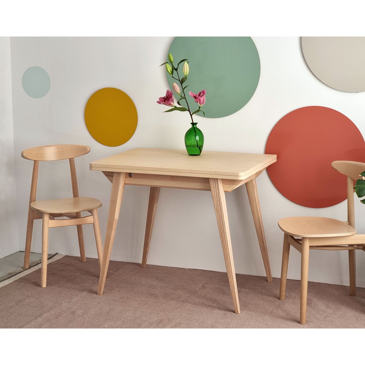 Sedia da pranzo in legno Biju Beechwood