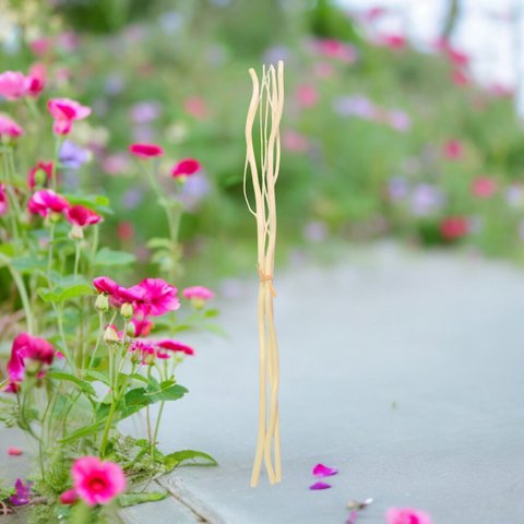 Set of 3 rattan rods with branches - natural dissemination of perfumes