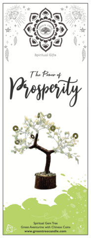 Green Aventurine Prosperity Gem tree Small