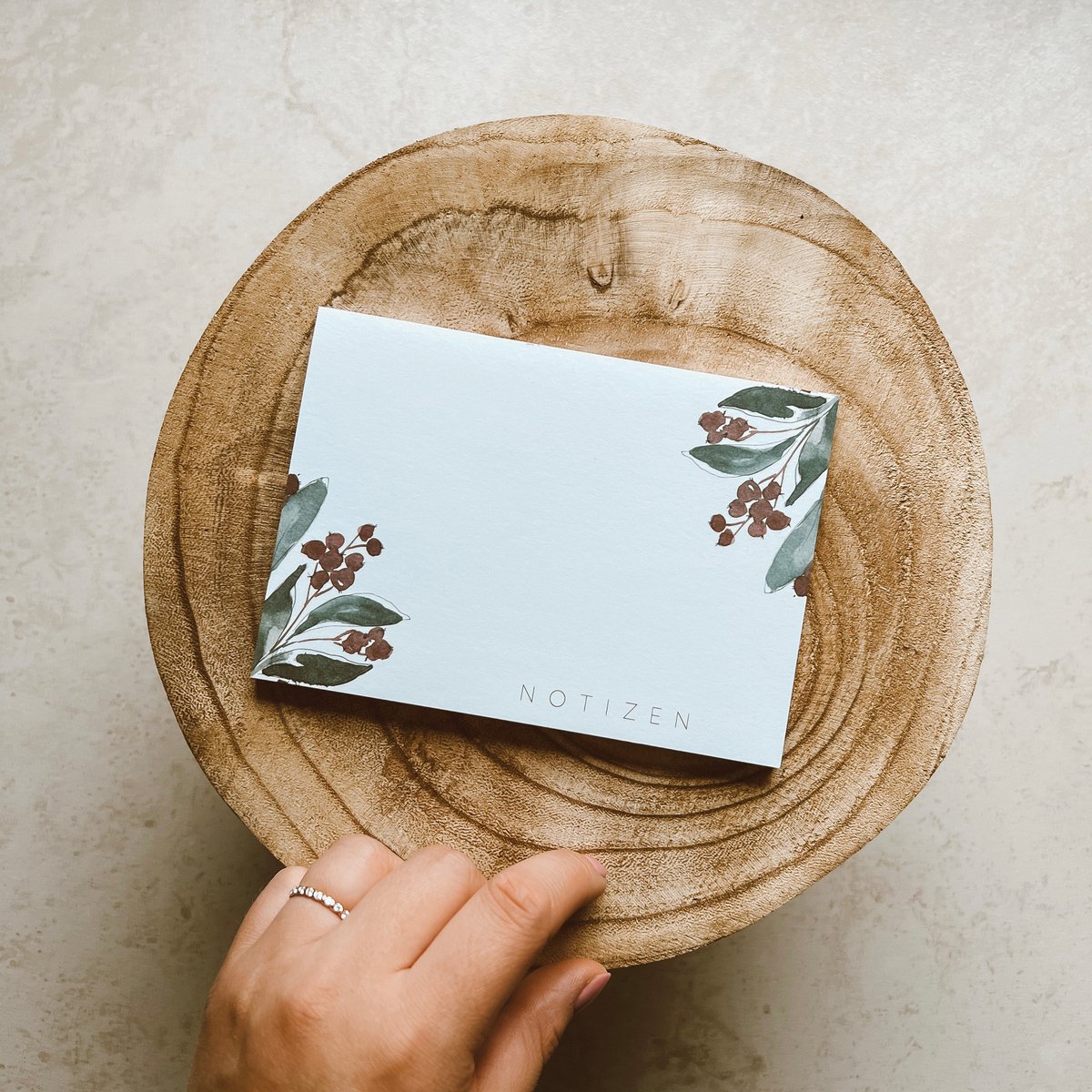 Notepad »NOTIZEN« DIN A6, PEFC uncoated paper