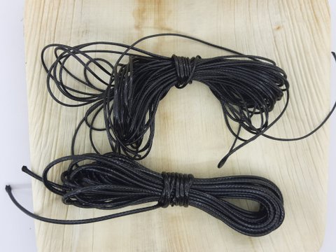 %2334 OW Trendy Cord Schwarz für die Schmuckherstellung