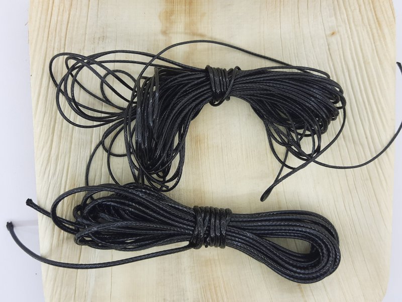 %2334 OW Trendy Cord Black til smykkefremstilling