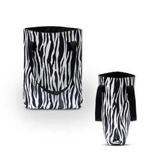 Einkaufstasche Wasserdicht Shopper Einkaufsbeutel Tote Bag - Zebra