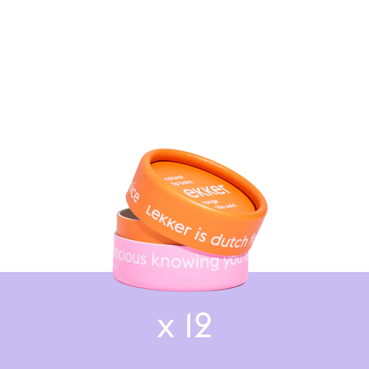 Orange Vanilla Swirl Lippenbalsem (x12)