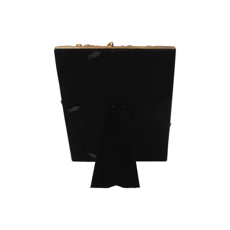 Gold resin butterfly photo frame 17x24 cm
