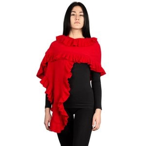 ADELE - Triangular cashmere blend shawl