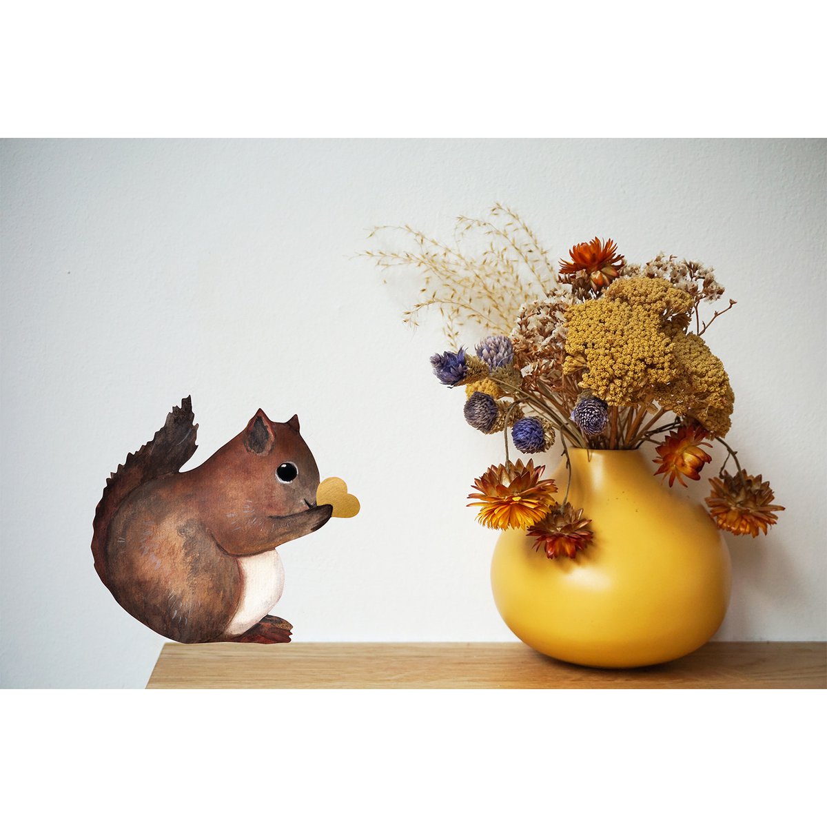 Squirrel adesivo a parete