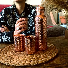 Veda koperen fles - briljant