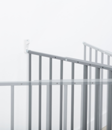 SICHERHEITSBARRIERE, SCHRAUBBEFESTIGUNG (60 - 107 CM) – SICHERES UND SCHÜTZENDES METALL XL