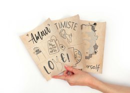 SELBSTLIEBE-OUTFIT-STICKKIT 165 x 240 x 50 mm – mit Zauberpapier