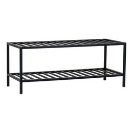 Vita Shoe Rack - black, steel, 79x34x32cm
