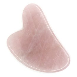 Set van 11 + 1 gratis - Rozenkwarts Gua Sha met deksel