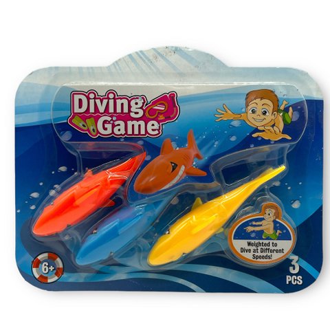 Kinky Vergnügen - AC097 - Tauchspiel Sharks 3pcs - 1 Stück