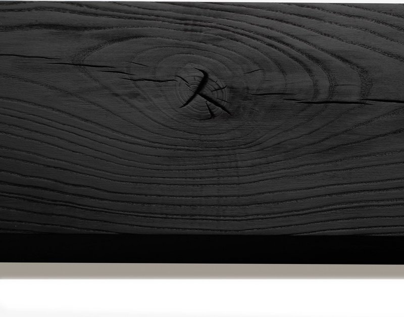 Tu Las™ schwebendes Wandregal aus Holz – 94 x 22 x 4 cm – handgefertigtes längliches Bücherregal – Eschenholz
