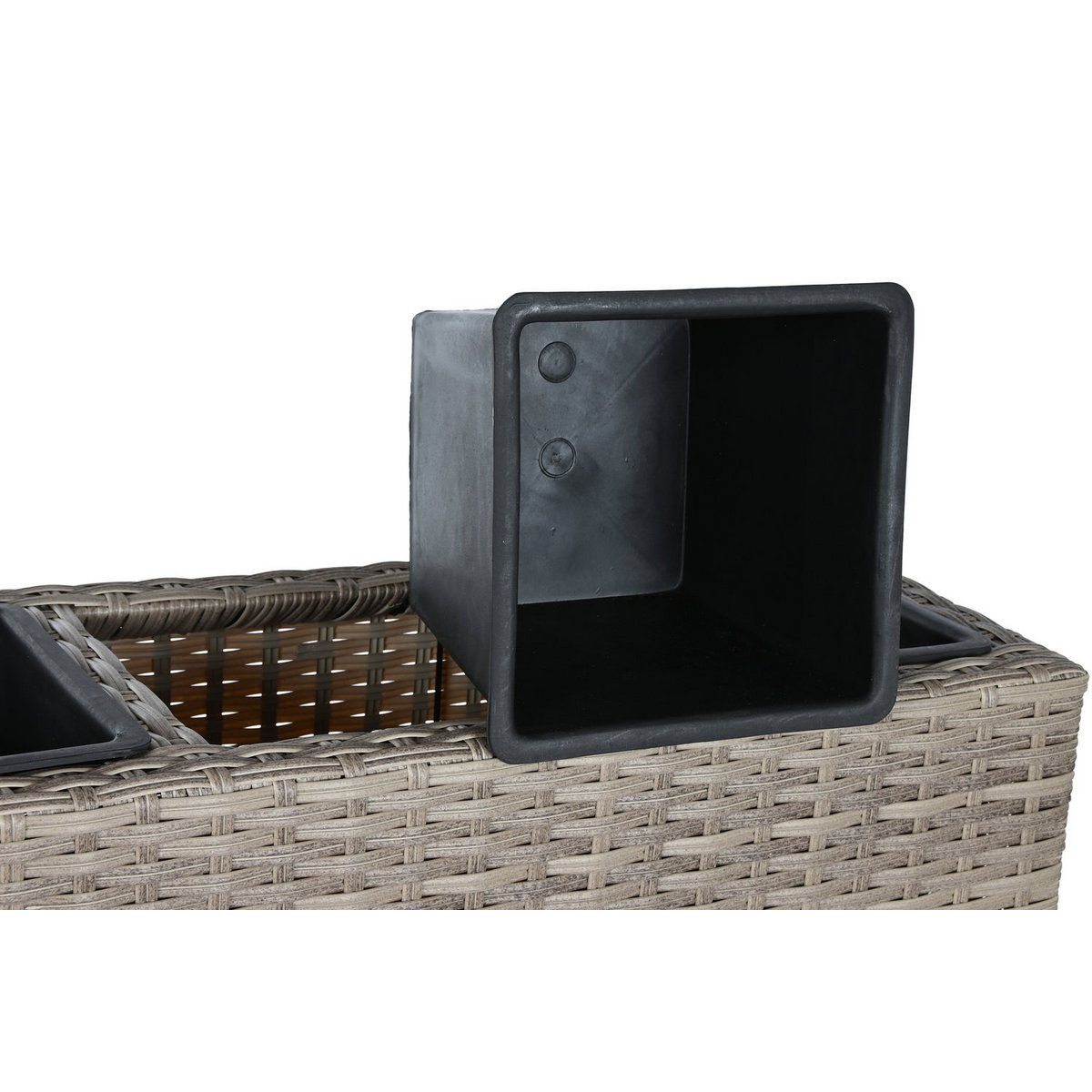 VASO DA FIORIERA IN RATTAN SINTETICO PP 95X26X80 FIORIERA MC211113