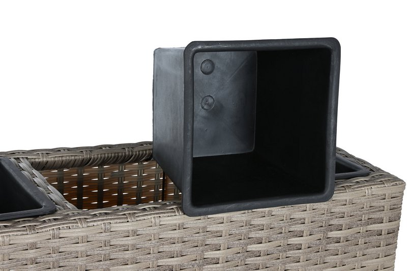 MACETERO RATAN SINTETICO PP 95X26X80 JARDINERA MC211113